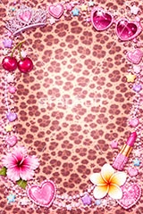 平成ギャル背景,平成ギャル,平成リバイバル,ラメ,携帯電話,携帯,蝶,ちょう,バタフライ,アゲハ,ガラケー,サングラス,ティアラ,ハイビスカス,チェリー,サクランボ,さくらんぼ,メイク,メイク道具,リップ,口紅,アクセ,アクセサリー,ヒョウ柄,アニマル柄,豹柄,ギャル,カワイイ,可愛い,かわいい,ハート,虹,レインボー,ジュエル,懐かしい,jewel,rainbow,heart,makeup,gal,texture,tiara,hibiscus,cherry,AI生成素材