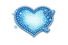 デコステッカー,ステッカー,シール,推し活,うちわ,デコ,デコレーション,宝石,ジュエル,ハート,heart,decoration,sticker,jewel,AI生成素材