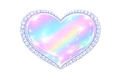 デコステッカー,ステッカー,シール,推し活,うちわ,デコ,デコレーション,宝石,ジュエル,ハート,heart,decoration,sticker,jewel,AI生成素材