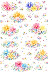 花柄,花,はな,フラワー,ナチュラル,テクスチャ,テクスチャ―,模様,もよう,柄,がら,パターン,お洒落,おしゃれ,オシャレ,natural,flower,pattern,texture,AI生成素材