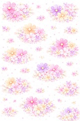 花柄,花,はな,フラワー,ナチュラル,テクスチャ,テクスチャ―,模様,もよう,柄,がら,パターン,お洒落,おしゃれ,オシャレ,natural,flower,pattern,texture,AI生成素材