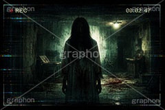 心霊映像,ホラー,恐怖,怖い,オバケ,おばけ,幽霊,心霊,心霊写真,心霊スポット,呪い,ゴースト,監視,監視カメラ,モニタ,モニター,液晶,画面,TV,テレビ,放送,記録,放送事故,映像,現象,動画,horror,television,ghost,AI生成素材