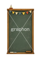 黒板と装飾,黒板,学校,教室,スクール,思い出,チョーク,ガーランド,黒板消し,授業,当番,日直,宿題,課題,教師,先生,テクスチャ,テクスチャー,texture,school,board,AI生成素材