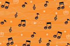 ハロウィンミュージック,ミュージック,音楽,音符,楽譜,五線譜,ト音記号,ジャックオランタン,ジャックオーランタン,ランタン,かぼちゃ,カボチャ,南瓜,パンプキン,星,ハロウィン,はろうぃん,ハロウィーン,イベント,秋,行事,イラスト,ポップ,背景,halloween,illustration,POP,music,pumpkin