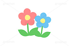 花,お花,フラワー,花壇,ポップ,可愛い,かわいい,カワイイ,イラスト,挿絵,挿し絵,flower,POP,illustration